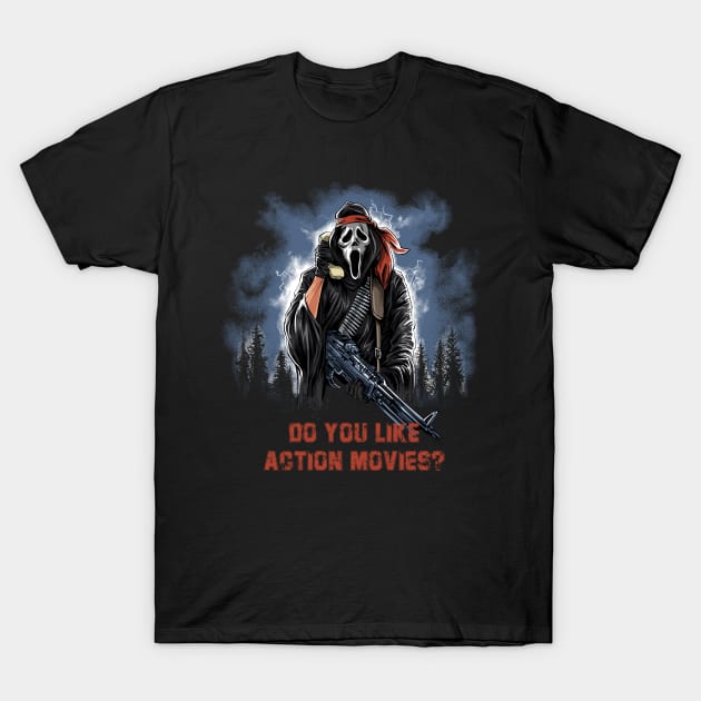 Do you like Action Movies? T-Shirt by Zascanauta